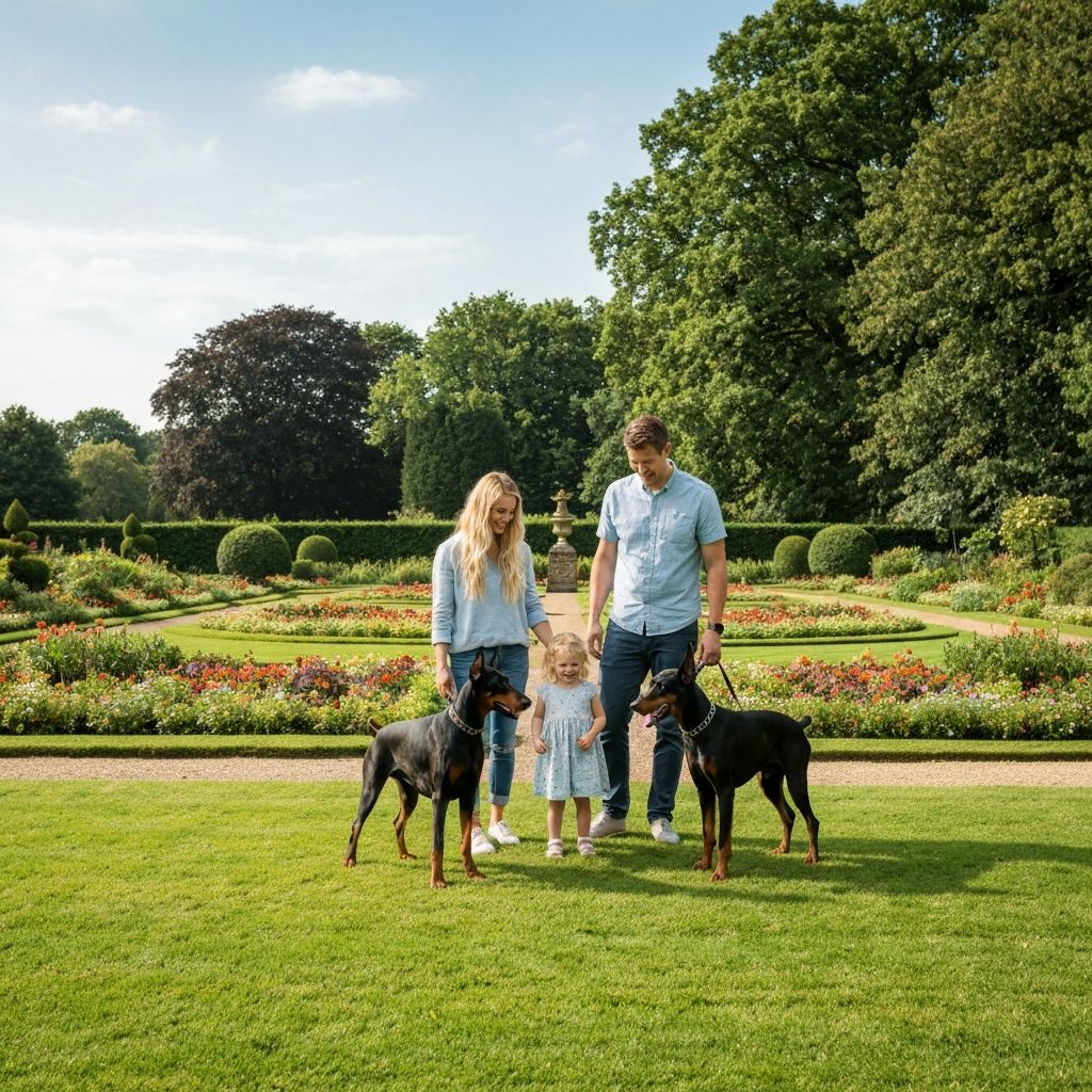 Rolling Hills Doberman family